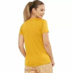 Salomon Agile Short Sleeve T Shirt Women's 8 Salomon Agile Short Sleeve T Shirt Women's -Salomon Store ARRWOO D1