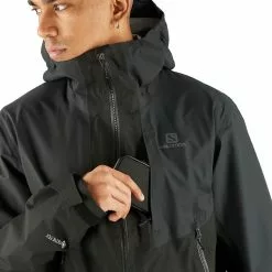 Salomon Outline GORE TEX Hybrid Jacket Men's -Salomon Store BLA D4 8