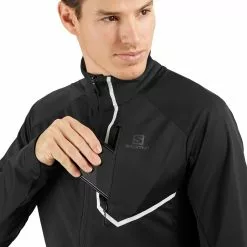 Salomon GORE TEX Infinium Windstopper Pro Jacket Men's -Salomon Store BLA D5 15