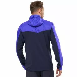 Salomon Agile Full Zip Hoodie Men's 5 Salomon Agile Full Zip Hoodie Men's -Salomon Store CLEBLU D1 3