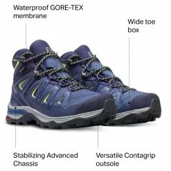 Salomon X Ultra 3 Mid GTX Wide Hiking Boot Women's -Salomon Store CRBLBLLM D13