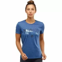 Salomon Comet Classic Print T Shirt Women's -Salomon Store DARDEN 1
