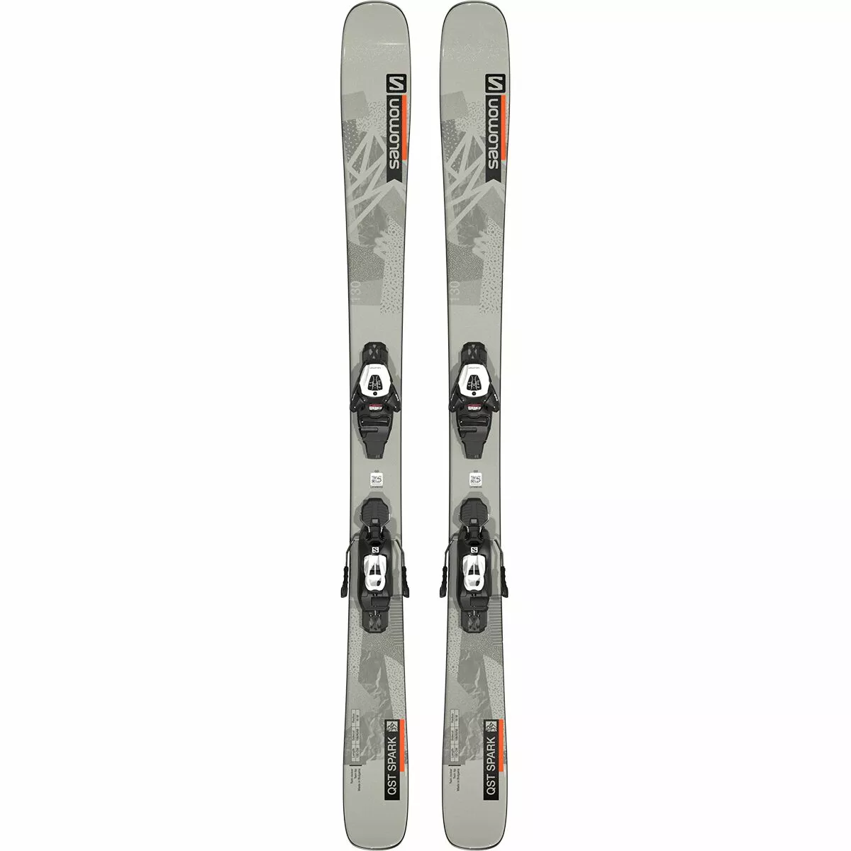 Salomon QST Spark Jr Ski + L6 GW J2 90 Binding 2022 Kids' 1 Salomon QST Spark Jr Ski + L6 GW J2 90 Binding 2022 Kids'