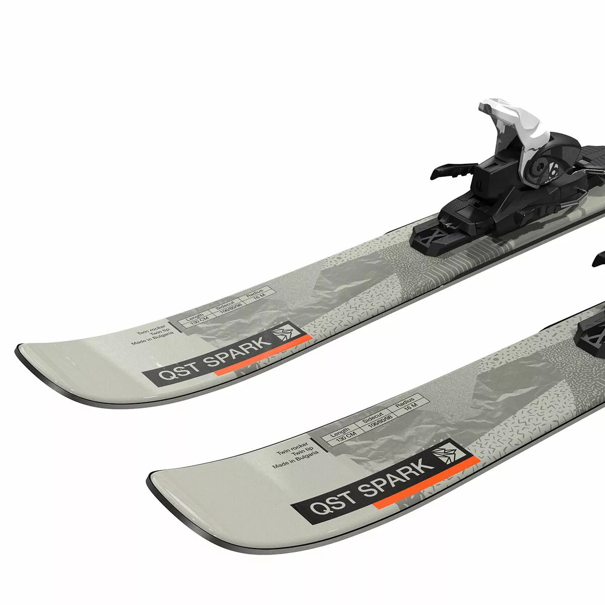 Salomon QST Spark Jr Ski + L6 GW J2 90 Binding 2022 Kids' 6 Salomon QST Spark Jr Ski + L6 GW J2 90 Binding 2022 Kids' - Image 6