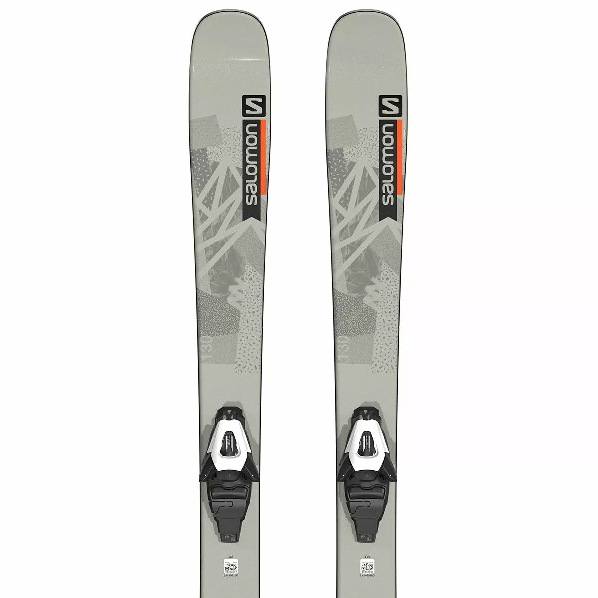 Salomon QST Spark Jr Ski + L6 GW J2 90 Binding 2022 Kids' 2 Salomon QST Spark Jr Ski + L6 GW J2 90 Binding 2022 Kids' - Image 2