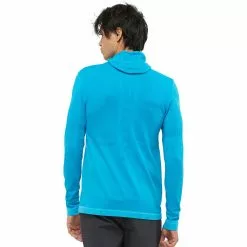 Salomon Outspeed Wool Hooded Shirt Men's -Salomon Store HAWOCE D1 3