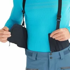 Salomon QST 3 Layer Shell Bib Pant Men's -Salomon Store MALBLU D2 1