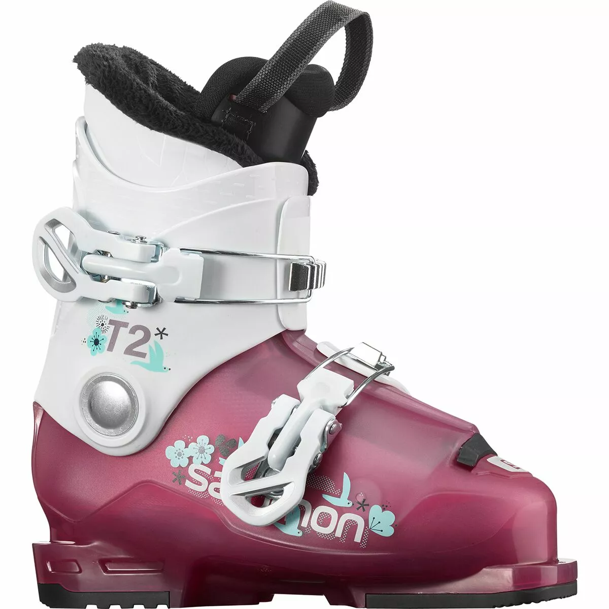 Salomon T2 RT Girlie Ski Boot 2022 Girls' 1 Salomon T2 RT Girlie Ski Boot 2022 Girls'