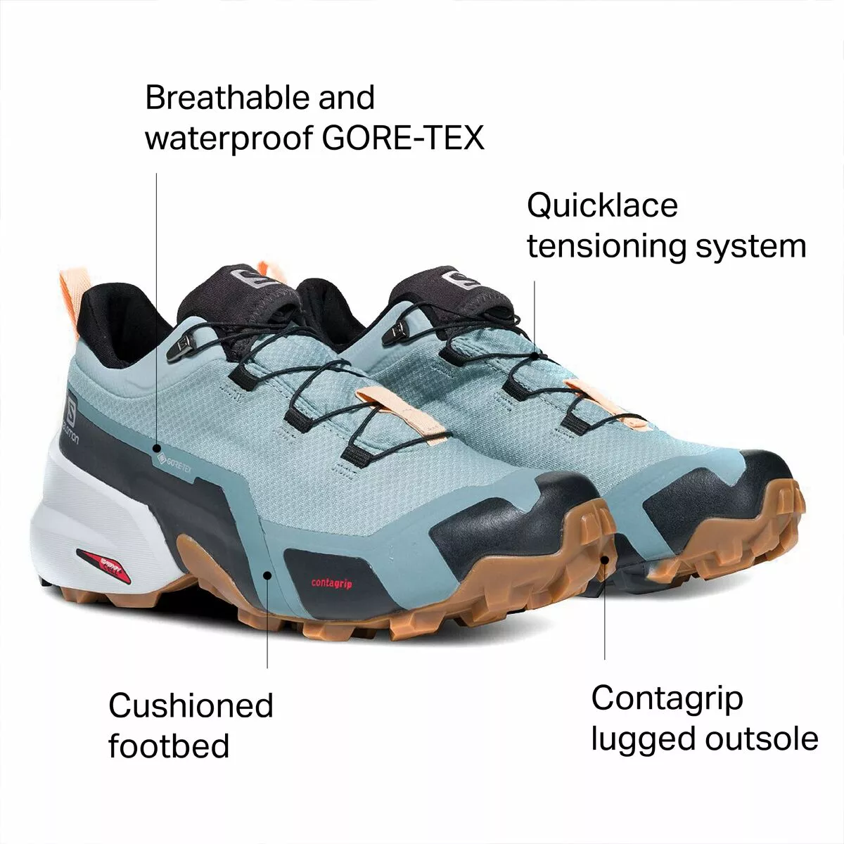 Salomon Cross Hike GTX Hiking Shoe Women's 14 Salomon Cross Hike GTX Hiking Shoe Women's - Image 14