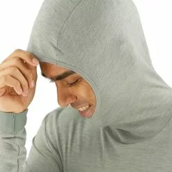 Salomon Outspeed Wool Hooded Shirt Men's -Salomon Store WROIROHEA D4